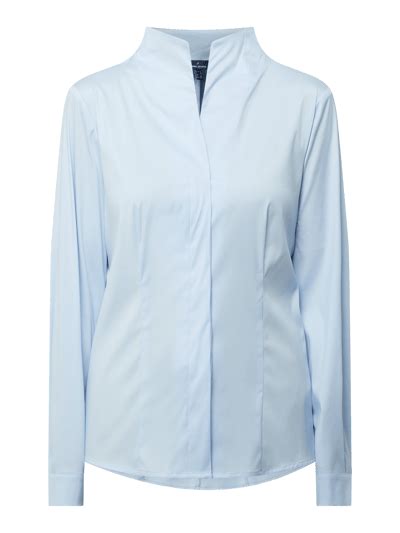 Hechter Paris Bluse Mit Kelchkragen Hellblau Online Kaufen