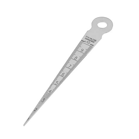 Stainless Steel Wedge Feeler Gap Ruler Taper Welding Gauge Mm Pcs