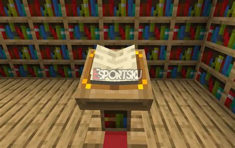 How To Make Lecterns In Minecraft Esports