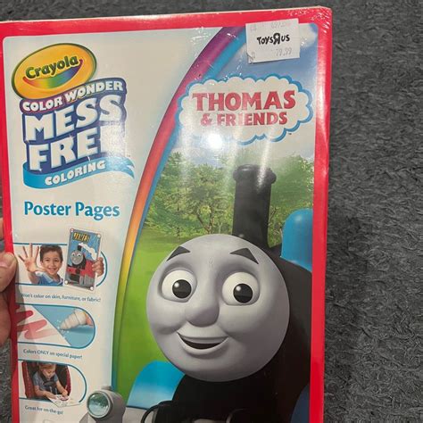 Crayola Thomas & Friends Poster Pages 15s, Hobbies & Toys, Stationery ...