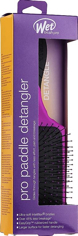 Wet Brush Pro Paddle Detangler Purple Hair Brush Makeupstore Co Il