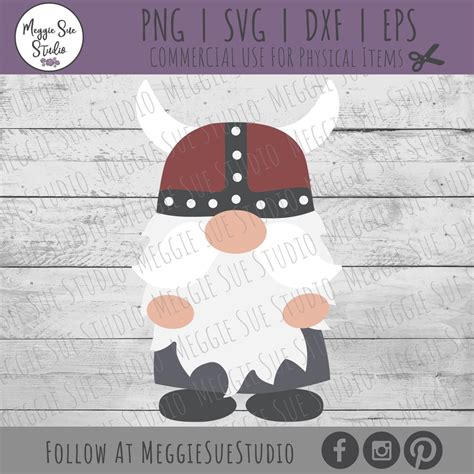 Viking Gnome Svg Viking Gnome Clipart Svg Viking Gnome Png Svg