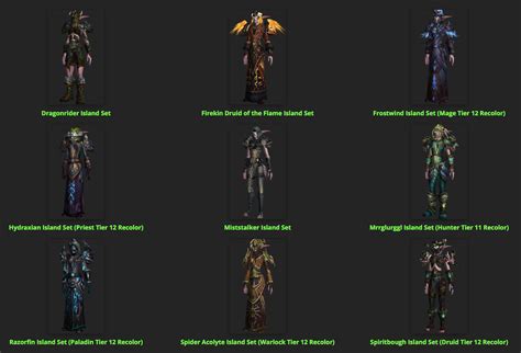 Battle For Azeroth Transmog Armor Sets Wowhead News