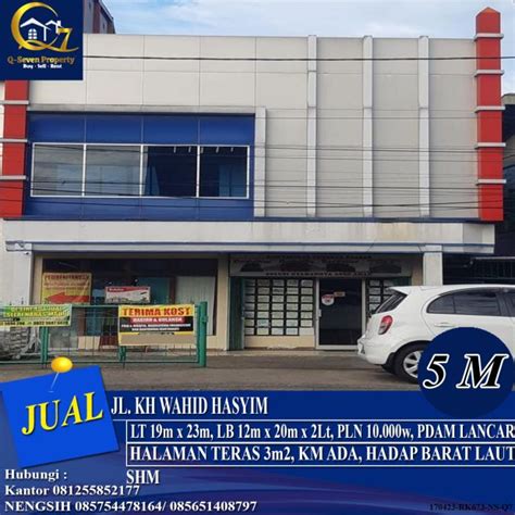 Ruko Luas Tepi Jalan Jl Kh Wahid Hasyim Pontianak Kalimantanbarat