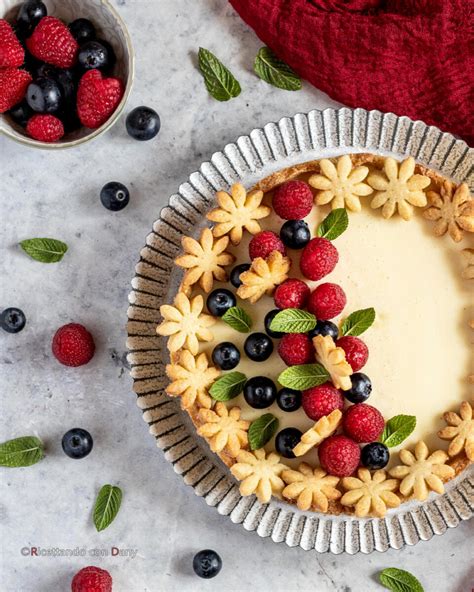 Crostata Con Ganache Al Cioccolato Bianco Ricetta Con Frutti Di Bosco