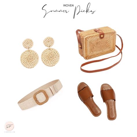 Woven & Leather Summer Accessories - StampinFool.com