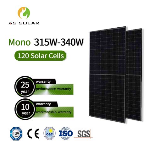 Half Cell Full Black Mono Solar Panel High Efficiency Solar Panel