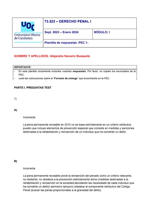 Actividad Derecho Penal Derecho Penal I Sept Enero