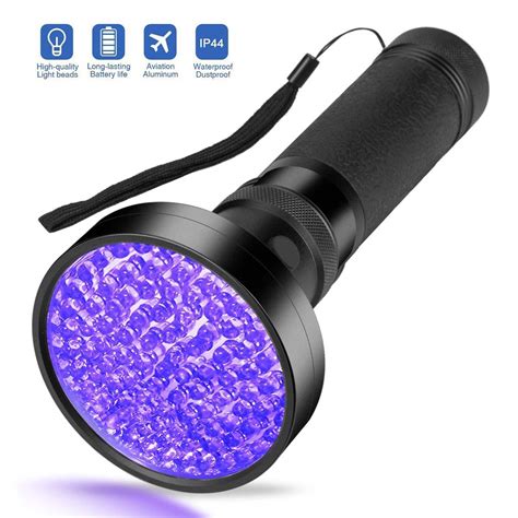 Escolite UV Flashlight Black Light 100 LED Ultraviolet Blacklight