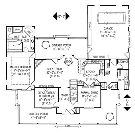 Amish Hill Country Farmhouse Plan 067D-0011 | Luxury Farmhouse Plan