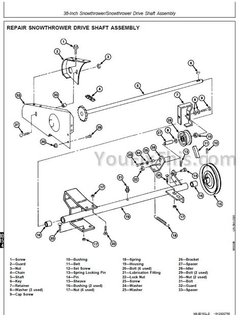 John Deere F525 Parts Diagram