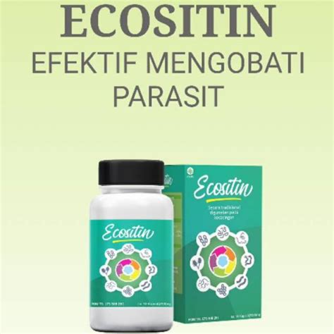 Jual Ecositin BPOM Asli Original Obat Herbal Pembasmi Cacing Anti