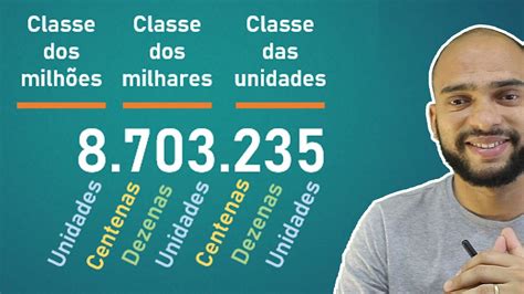 ORDENS E CLASSES no sistema de numeração decimal Indu Arábico YouTube