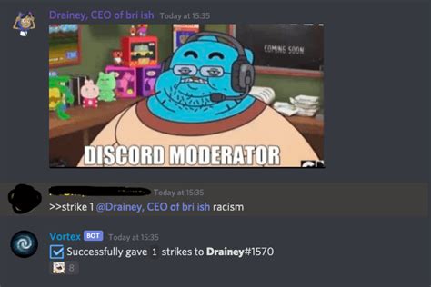 Discord Moderator Gumball Meme