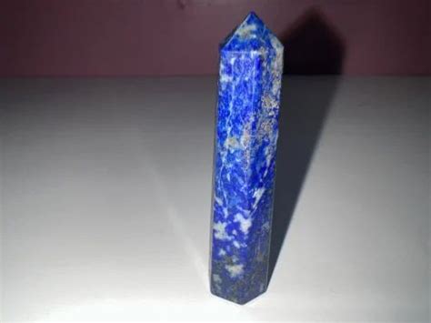 Royal Blue Stone Lapis Lazuli Tower Obelisk For Healing Packaging