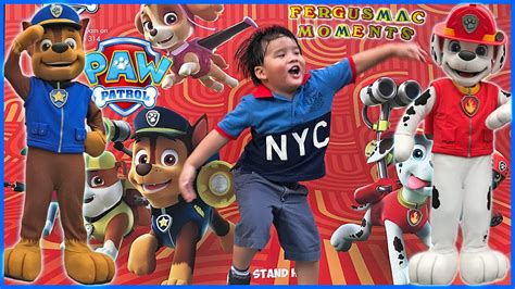 Paw Patrol Meet And Greet Marshall And Chase Nickelodeon Fiesta Youtube