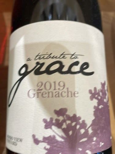 2019 A Tribute To Grace Morro View Vineyard Grenache Vivino US