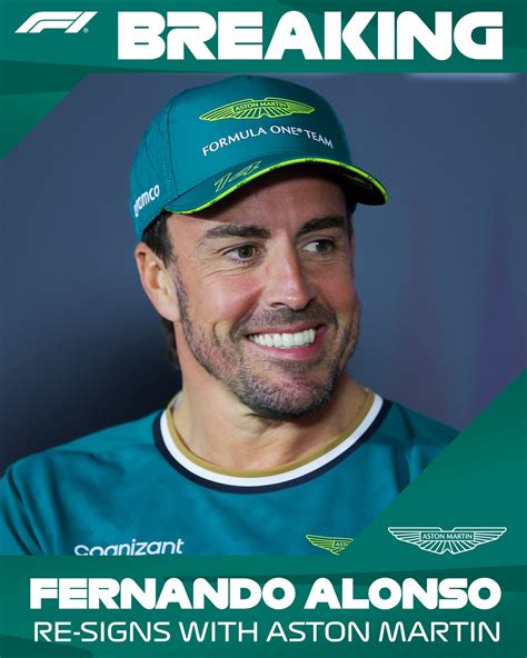 F1 Fernando Alonso Renueva Con Aston Martin Y Pone Fin A Los Rumores