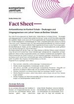 Fact Sheet Antisemitismus Im Kontext Schule Vielfalt Mediathek