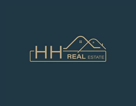 HH Real Estate Consultants Logo Design Vectors Images Luxury Real