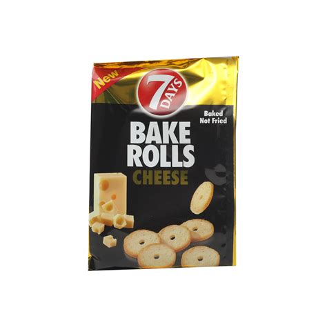 7 Days Bake Rolls Cheese 60 G Online At Best Price Brought In Rolls Lulu Uae