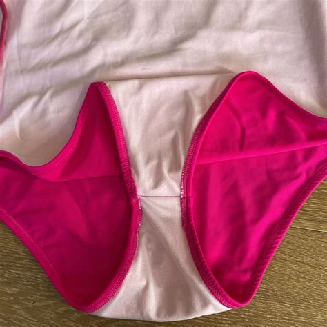 Barbie Pink Swim One Piece Swimsuit Size Medium Gem