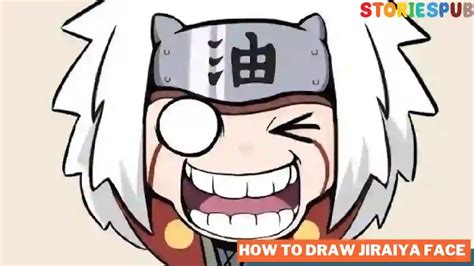 How To Draw Jiraiya Face | Easy Step By Step - Storiespub