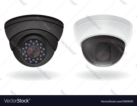 Surveillance cameras 03 Royalty Free Vector Image