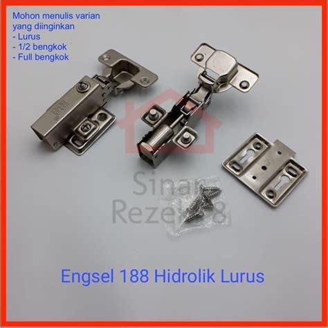 Jual Engsel Sendok 188 Hidrolik Slow Motion Soft Close Pintu Lemari