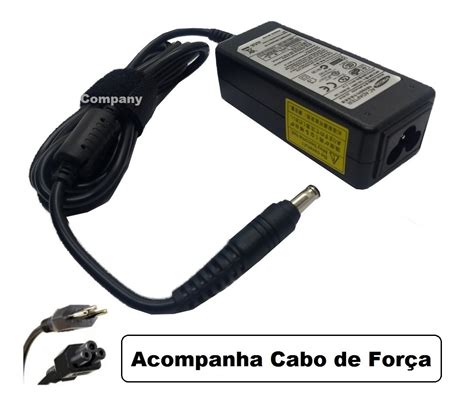 Fonte Carregador Para Notebook Samsung Np370e4k 19v 2 1a 40w Frete grátis