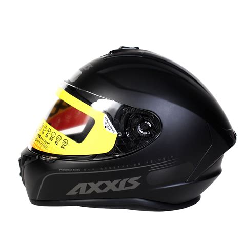 Capacete Axxis Draken Solid Mono Matte Preto Movento