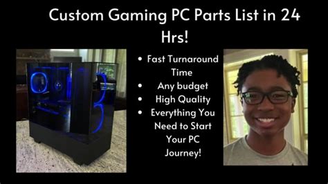 Create a custom gaming pc parts list within your budget in 24 hrs by ...