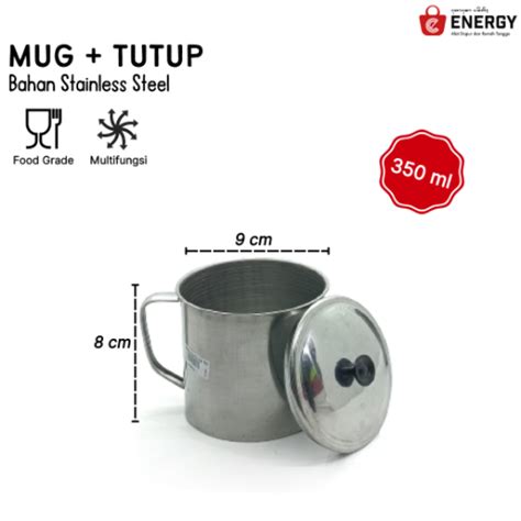 Subron Mug Tutup Ml Energy Bali