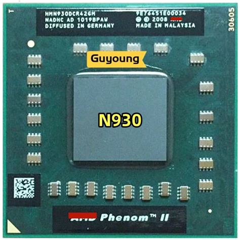 Phenom II Quad Core Mobile N930 2 0 GHz Quad Core Quad Thread CPU