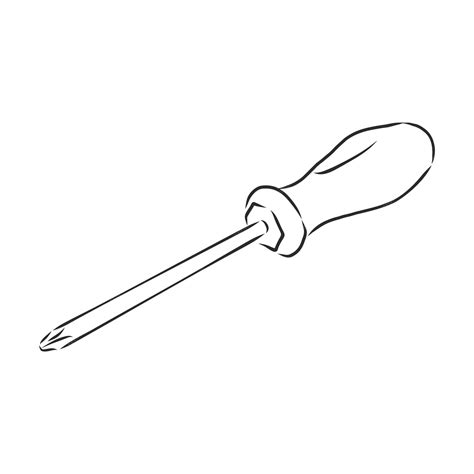 Screwdriver Clip Art Black And White