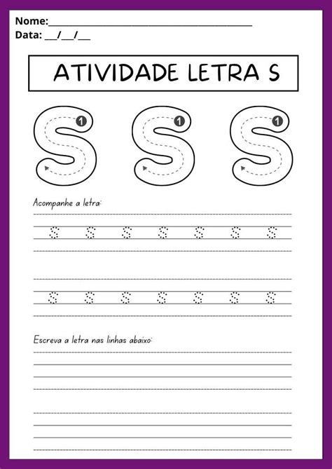Como Escrever A Letra S
