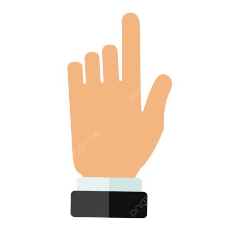 Hand Pointing Icon Vector, Clicking Hand Finger, Hand Vector Design ...