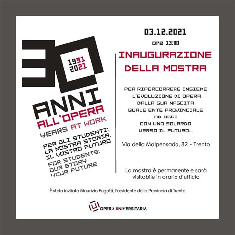 Inaugurazione Mostra Anni All Opera