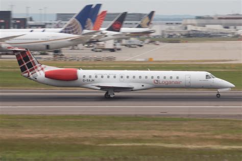 Loganair G Sajh Embraer Erj Eu Lokeherman Flickr