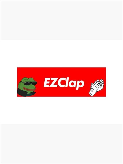 EZClap EZ Clap Red Box Twitch Emote Meme BTTV Better Twitch TV Merch