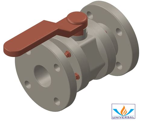 PPH Ball Valve Suitable For Acid High Type T4 Valve Size 6 Inch