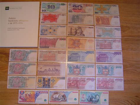 Album Polskie Banknoty Obiegowe Sztuki