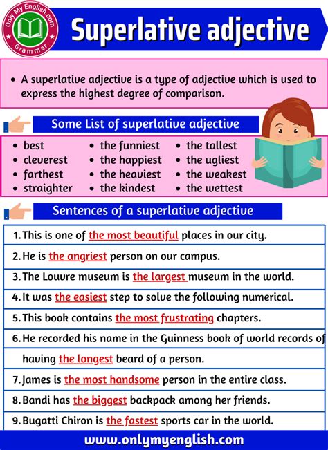 Superlative adjective: Definition, Examples & List | Superlative ...