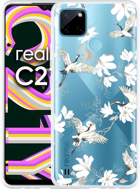 Realme C21Y Hoesje White Bird Designed By Cazy Bol