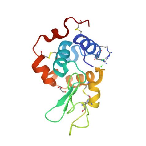 Rcsb Pdb F U X Ray Structure Of The Adduct Between Hen Egg White