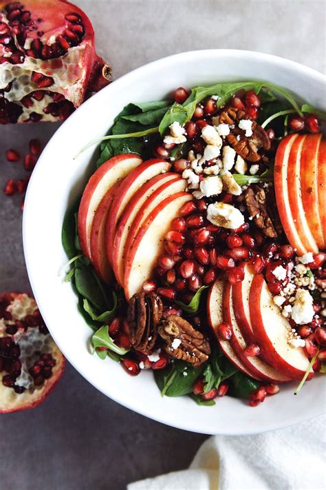 Apple Pomegranate Harvest Salad A Simple Palate