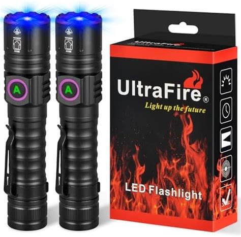 Ultrafire Powerful Nm Uv Flashlight Rechargeable Led Blacklight