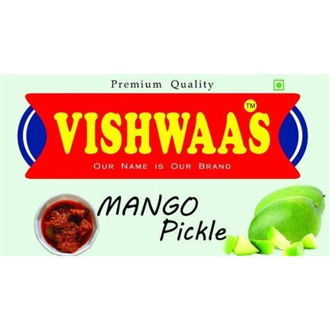 Vishwaas Mango Pickle Packaging Type Plastic Bottles Packaging Size