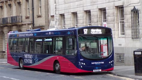 GNE Route 57 Newcastle Gateshead BU51 MCE 5501 Wright Eclipse Urban