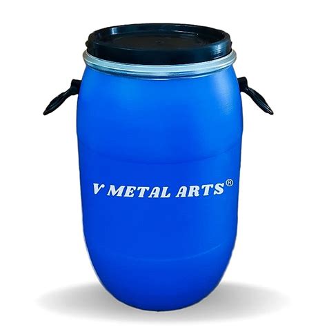 V Metal Arts Plastic Drum Liter Water Storage Drum Unbreakable